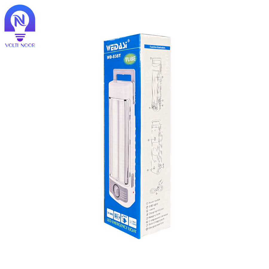 چراغ اضطراری ویداسی مدل WD-838T - تصویر 8