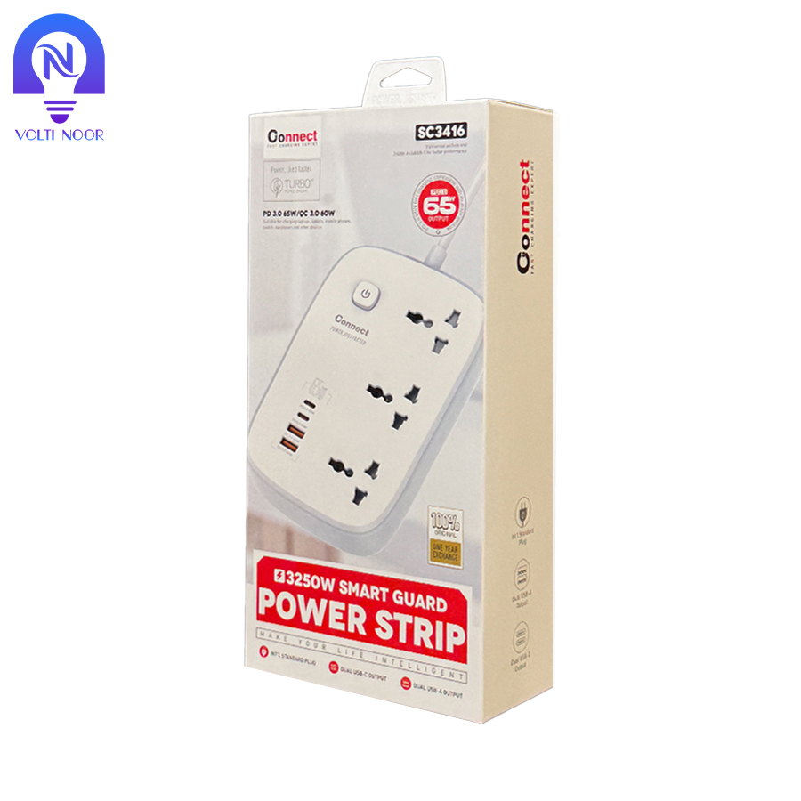 چند راهی برق کانکت مدل SC3416 - تصویر 5