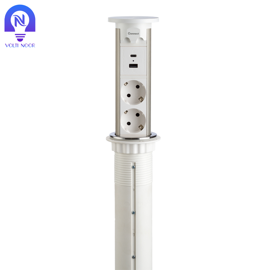 پریز توکار استوانه ای کانکت مدل M205 - تصویر 3