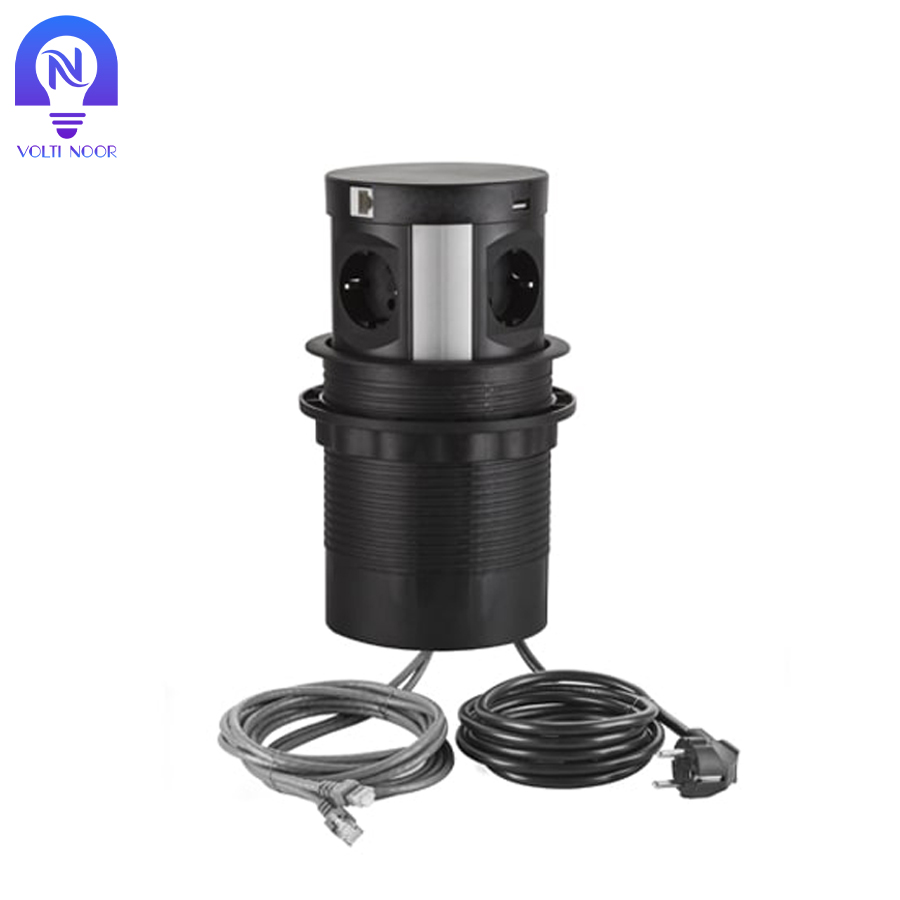 پریز توکار اسانسوری تاچ ملونی مدل 10026 - تصویر 3