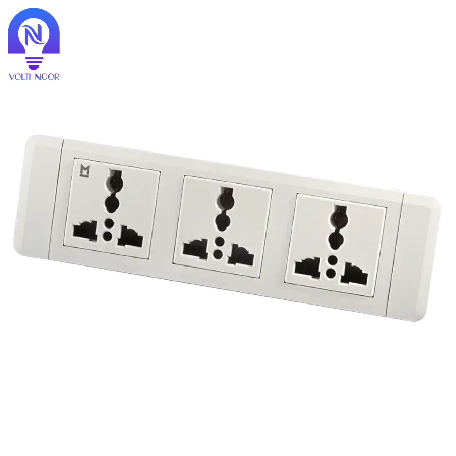 پریز توکار ملونی مدل 10152 - تصویر 2