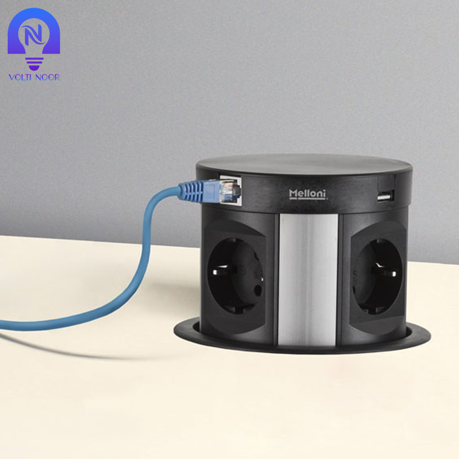 پریز توکار اسانسوری تاچ ملونی مدل 10026 - تصویر 4