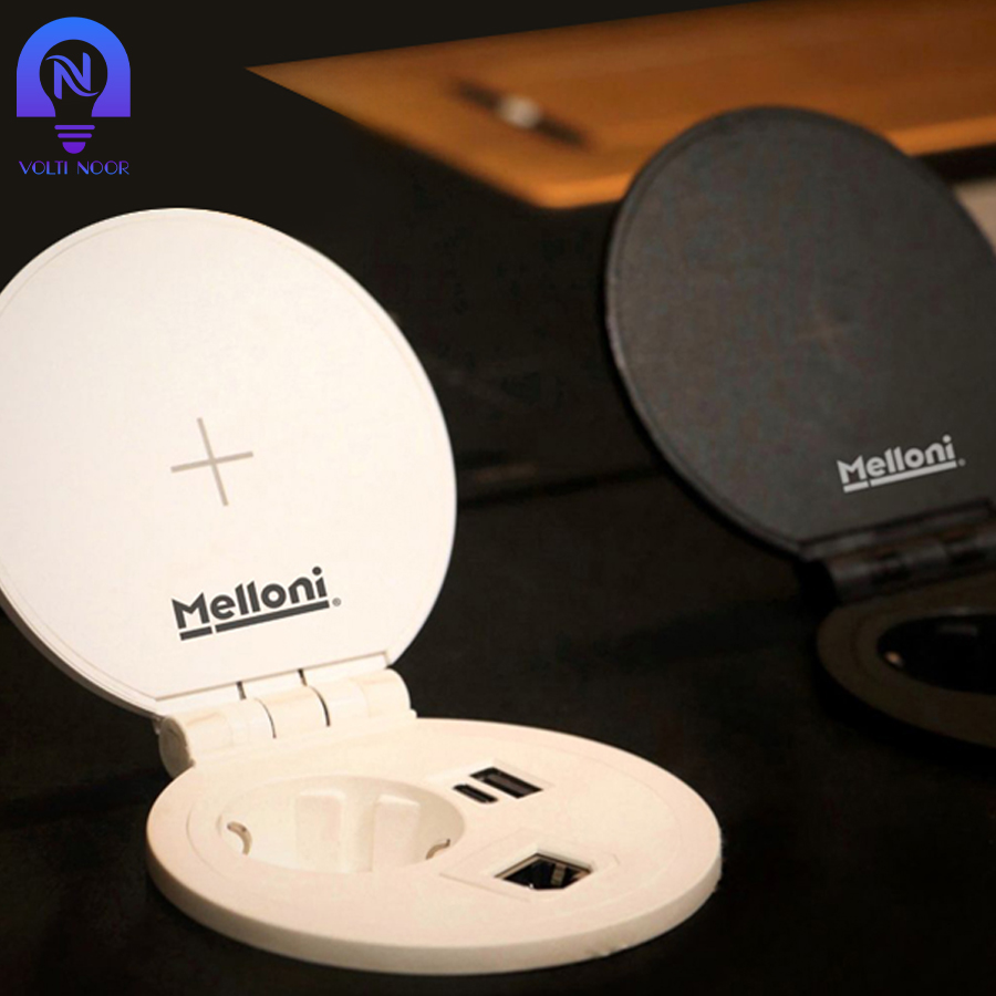 پریز توکار گرد اسمارت ملونی مدل 10032 - تصویر 3