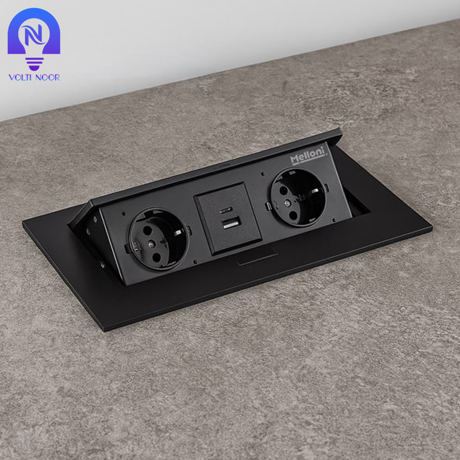 پریز توکار ملونی مدل 10017 - تصویر 5