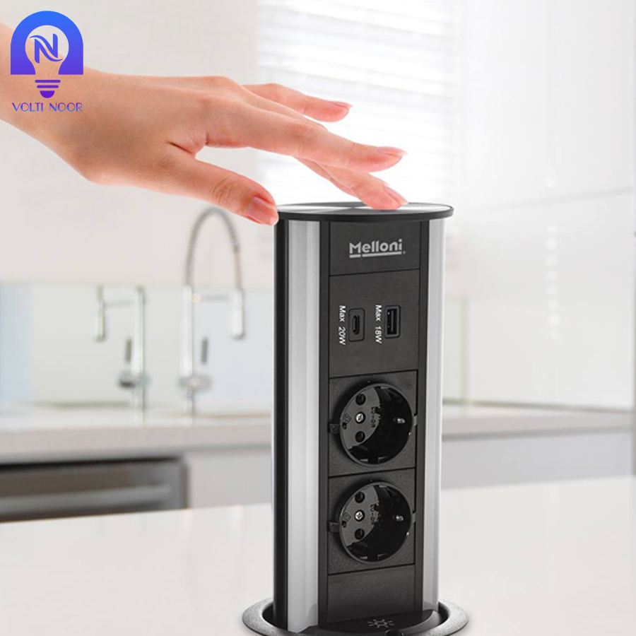 پریز توکار آسانسوری ملونی مدل 10066 - تصویر 5