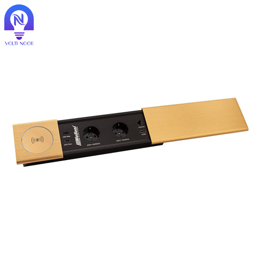 پریز توکار کشویی ملونی مدل 10068 - تصویر 6
