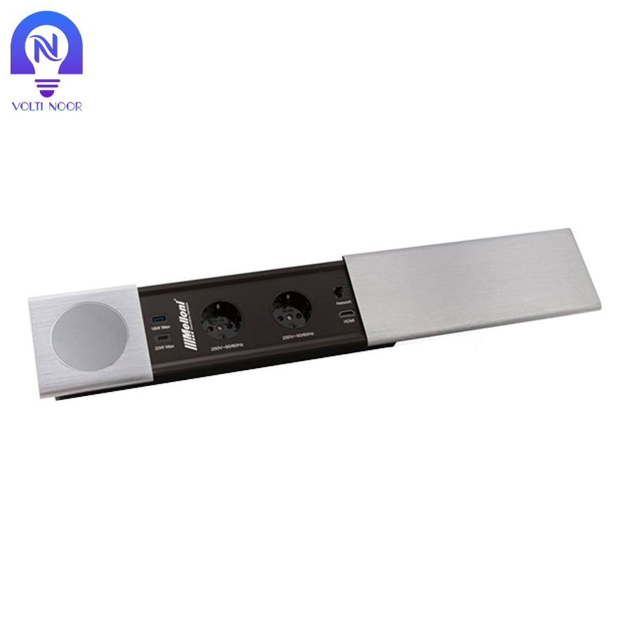 پریز توکار کشویی ملونی مدل 10068 - تصویر 8