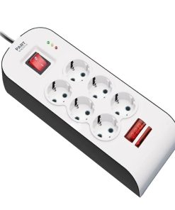 محافظ ولتاژ ۶ خانه صوتی‌، تصویری و کامپیوتر پارت الکتریک