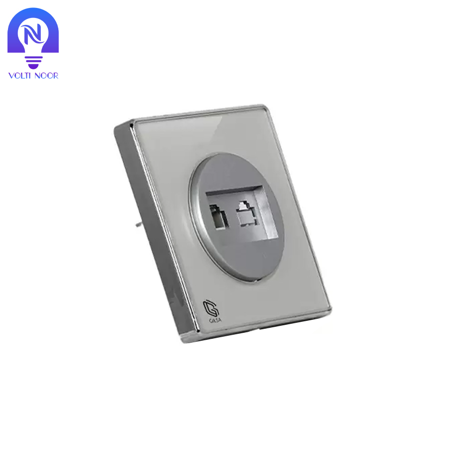 پریز شبکه دو سوکت گیلسا Cat6 - تصویر 10