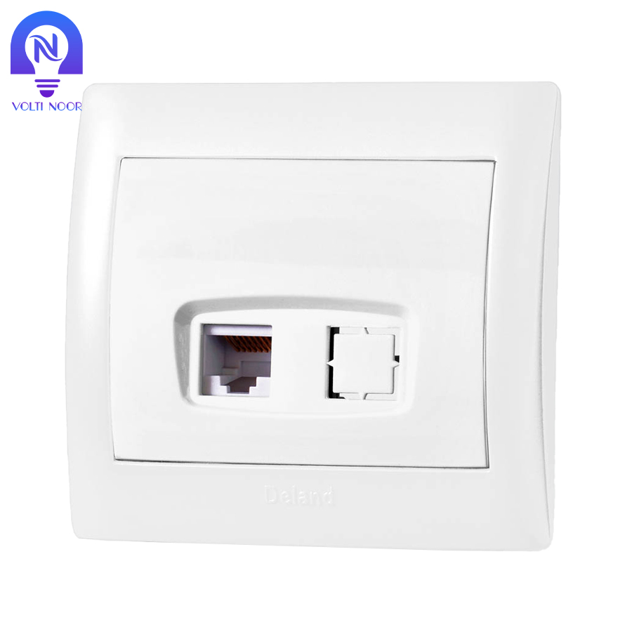 کلید پریز دلند مدل آریا سفید - تصویر 14