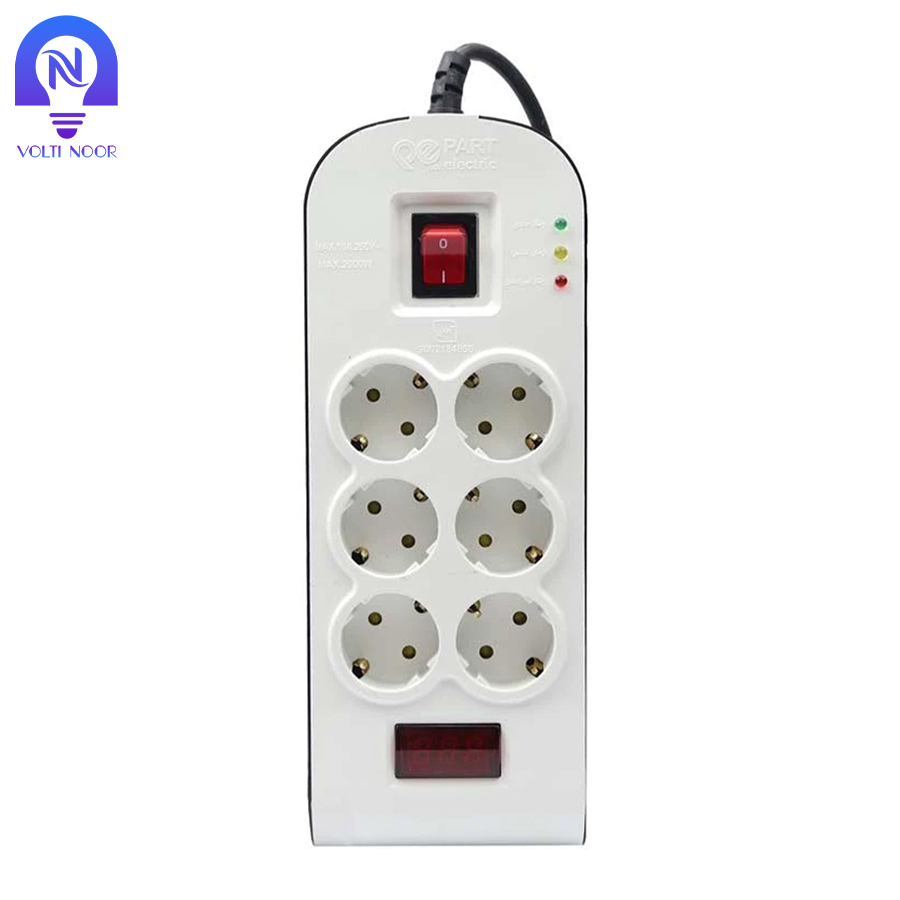 محافظ ولتاژ ۶ خانه صوتی، تصویری و کامپیوتر پارت الکتریک - تصویر 2