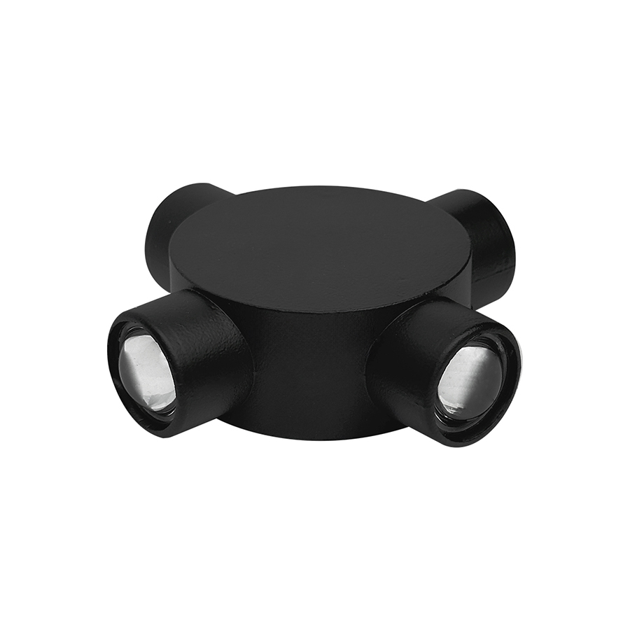 دکوراتیو گرد لوله کوتاه لنز محدب چهار طرفه (RL204-4)