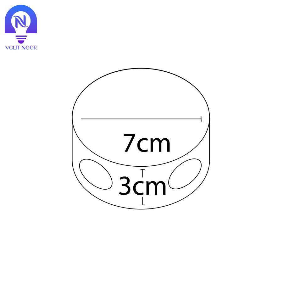 دکوراتیو گرد چهارطرفه لنز تخت - تصویر 5