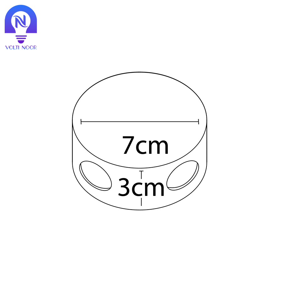دکوراتیو گرد چهارطرفه لنز محدب - تصویر 6